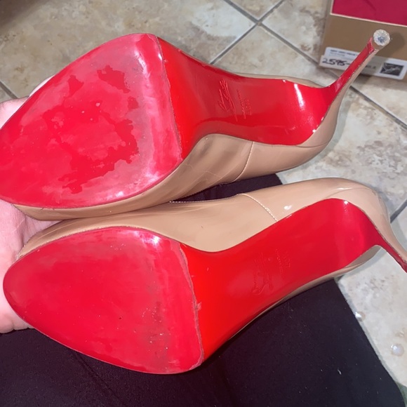 very prive 120 patent nude Christian Louboutin - Picture 8 of 11